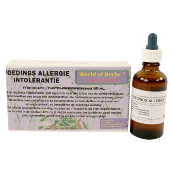 World of herbs fytotherapie voedingsallergie / intolerantie