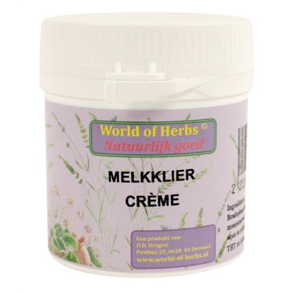 World of herbs fytotherapie melkklier creme