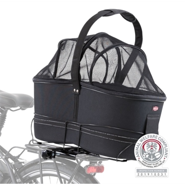 Trixie fietsmand bagage drager breed zwart