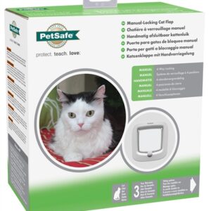 Petsafe kattenluik tot 7 kg handmatig wit