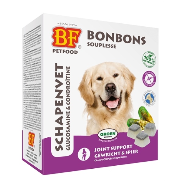 Biofood schapenvet maxi bonbons souplesse