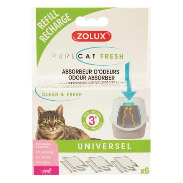 Zolux clean & fresh universeel filter kattenbak