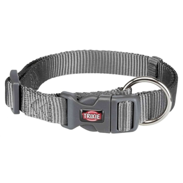 Trixie halsband hond premium grafiet grijs