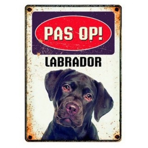 Plenty gifts waakbord blik labrador