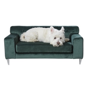 Enchanted hondenmand / sofa martine emerald groen