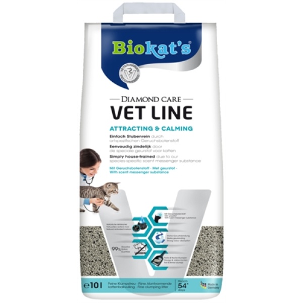 Biokat’s kattenbakvulling diamond care vet line attracting & calming