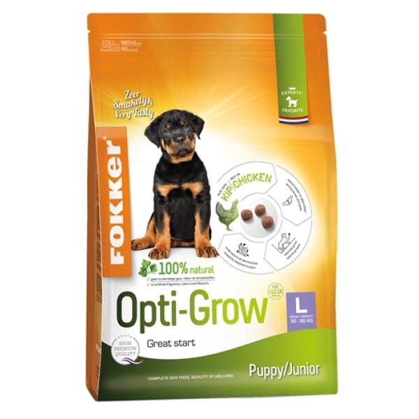 Fokker opti-grow puppy / junior large