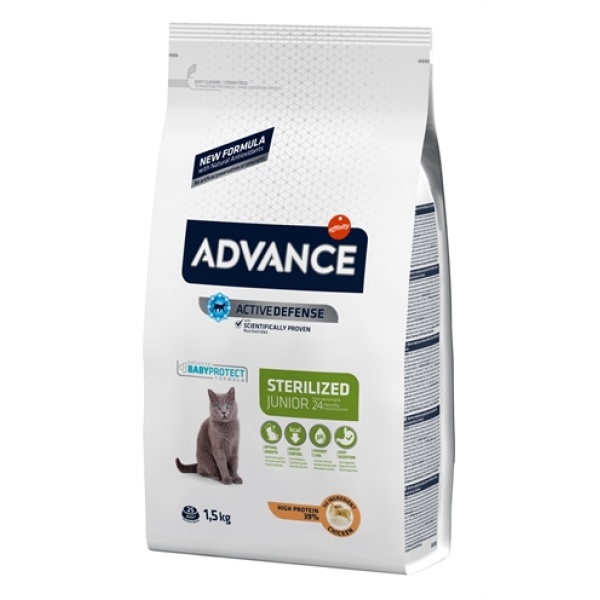 Advance cat junior sterilised chicken