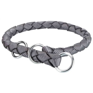 Trixie halsband hond cavo anti trek grijs