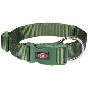 Trixie halsband hond premium bosgroen