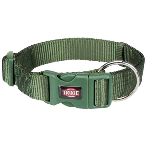 Trixie halsband hond premium bosgroen