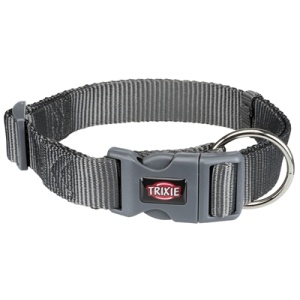 Trixie halsband hond premium grafiet grijs