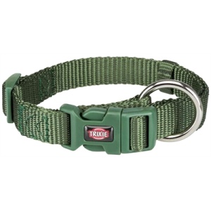 Trixie halsband hond premium bosgroen