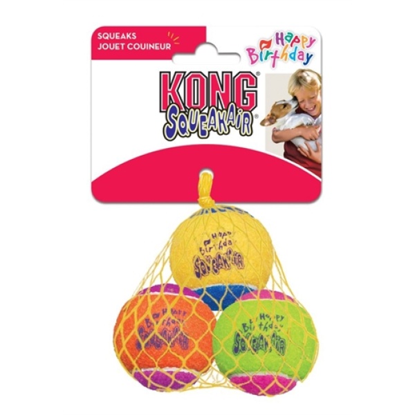 Kong squeakair birthday balls