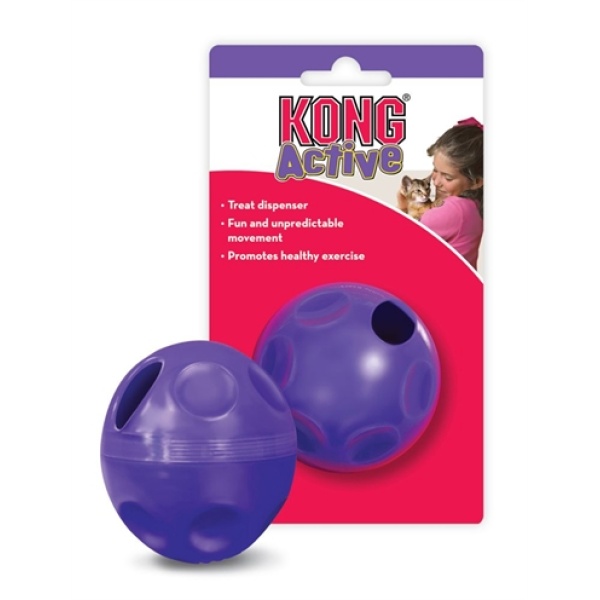 Kong cat treat dispensing ball