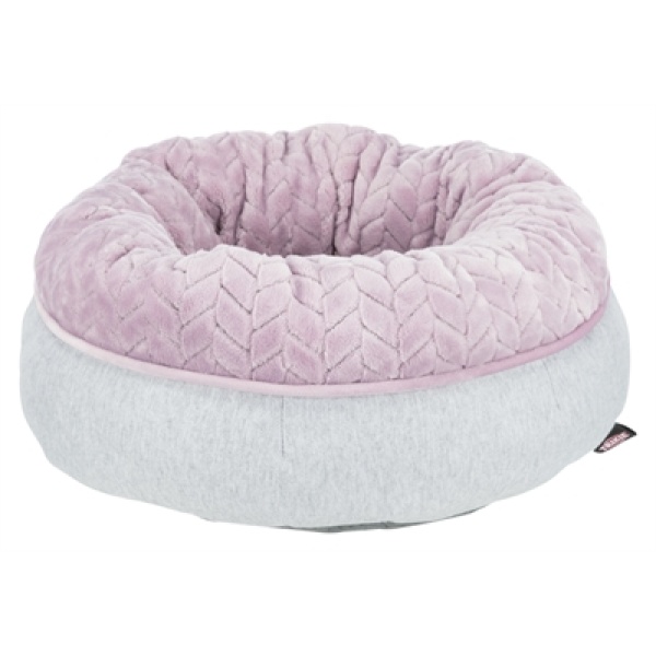 Trixie junior hondenmand donut lichtgrijs / lila