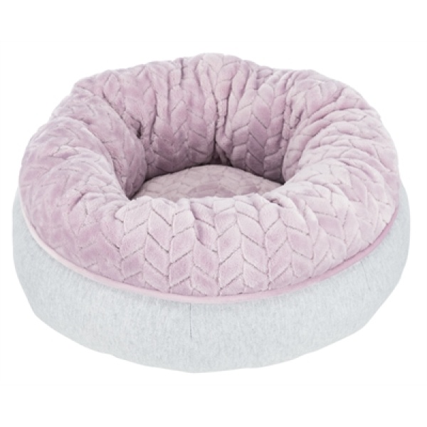 Trixie junior hondenmand donut lichtgrijs / lila