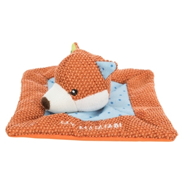 Trixie junior knuffeldoek vos met matatabi