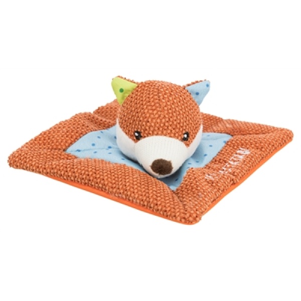 Trixie junior knuffeldoek vos met matatabi