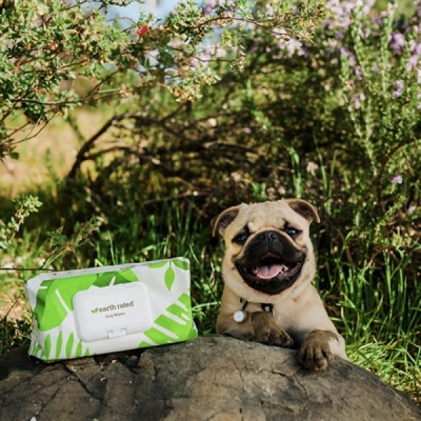 Earth rated dog wipes geurloos composteerbaar