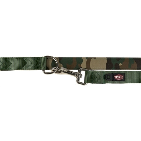 Trixie hondenriem premium neopreen camouflage groen