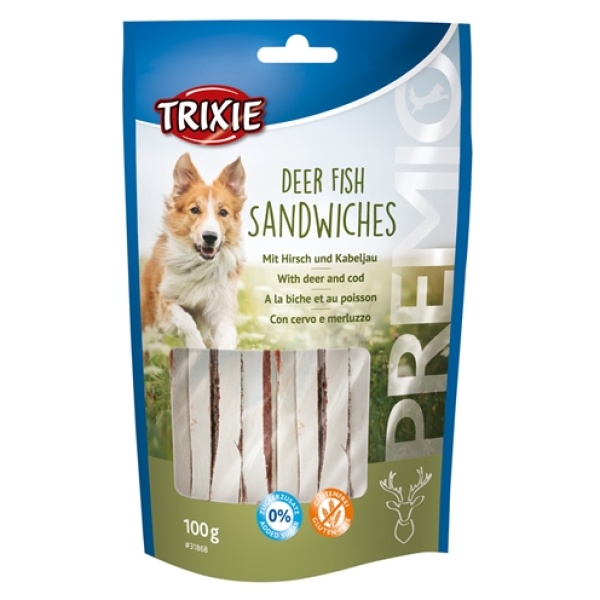 Trixie premio deer fish sandwiches