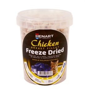 Henart freeze dried chickenbreast fillet