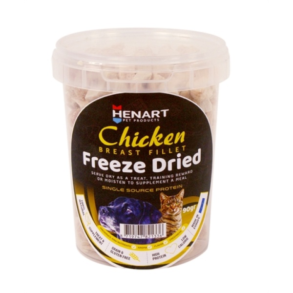 Henart freeze dried chickenbreast fillet