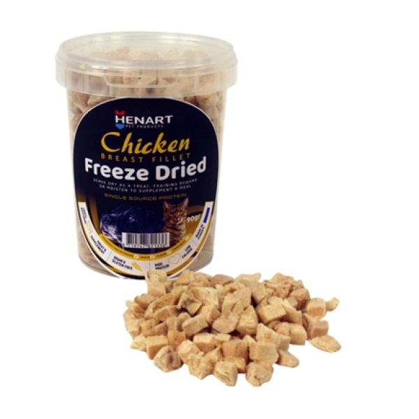 Henart freeze dried chickenbreast fillet