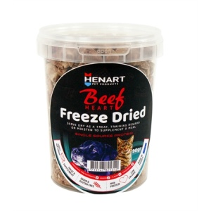 Henart freeze dried beef heart