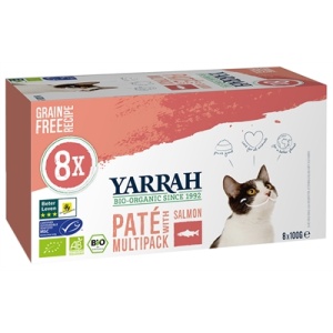 Yarrah cat alu pate multipack salmon