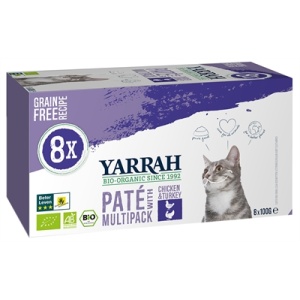 Yarrah cat alu pate multipack chicken / turkey