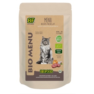 Biofood organic kat rund menu pouch