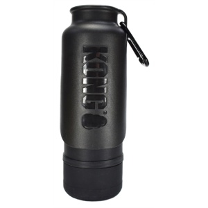 Kong h2o drinkfles thermos zwart