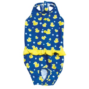 Croci zwempak moby duck blauw / geel