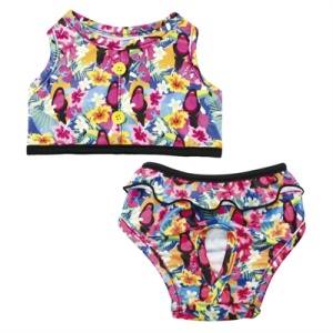 Croci bikini toucan roze