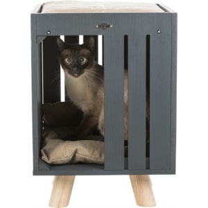 Trixie be nordic kattenhuis alva antraciet / zand