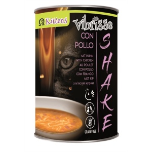 Vibrisse shake kitten+ kip met omega3