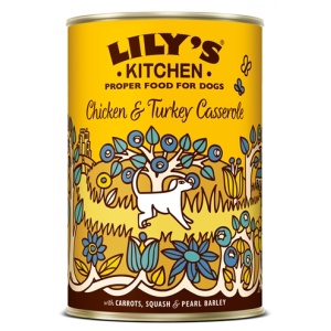 Lily’s kitchen dog chicken / turkey casserole