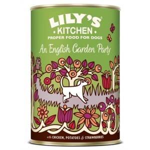 Lily’s kitchen dog an english garden party