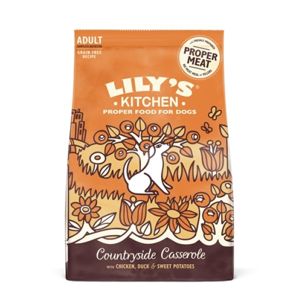 Lily’s kitchen dog adult chicken duck countryside casserole