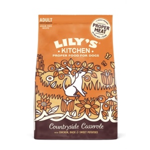 Lily’s kitchen dog adult chicken duck countryside casserole