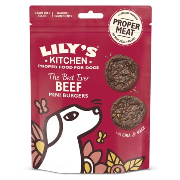 Lily’s kitchen dog the best ever beef mini burgers