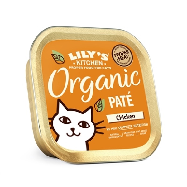 Lily’s kitchen cat organic chicken pate