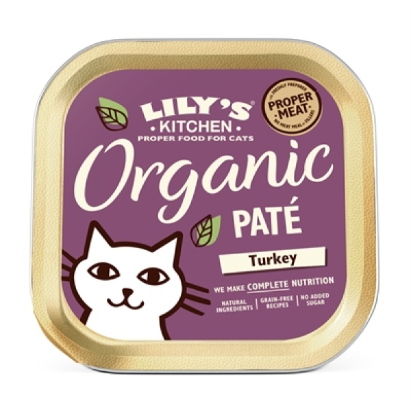 Lily’s kitchen cat organic turkey pate