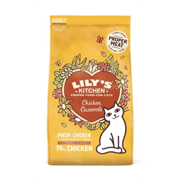 Lily’s kitchen cat adult chicken casserole