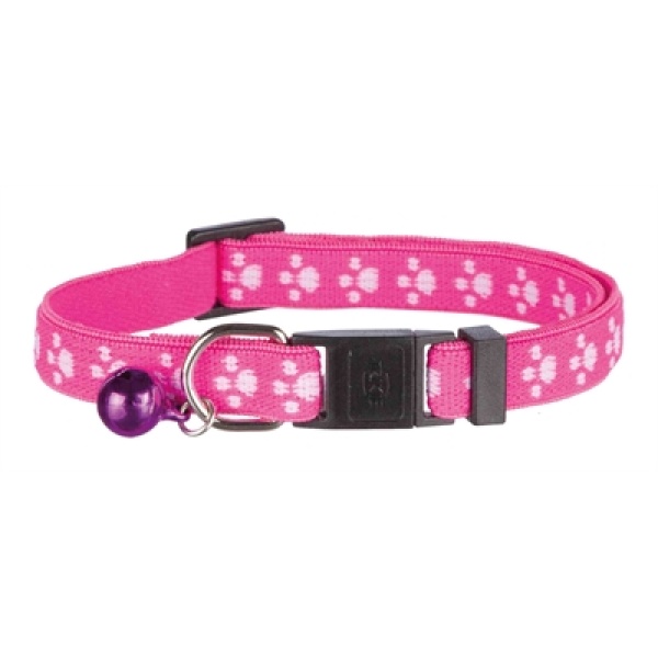 Trixie halsband kat print poot elastisch assorti