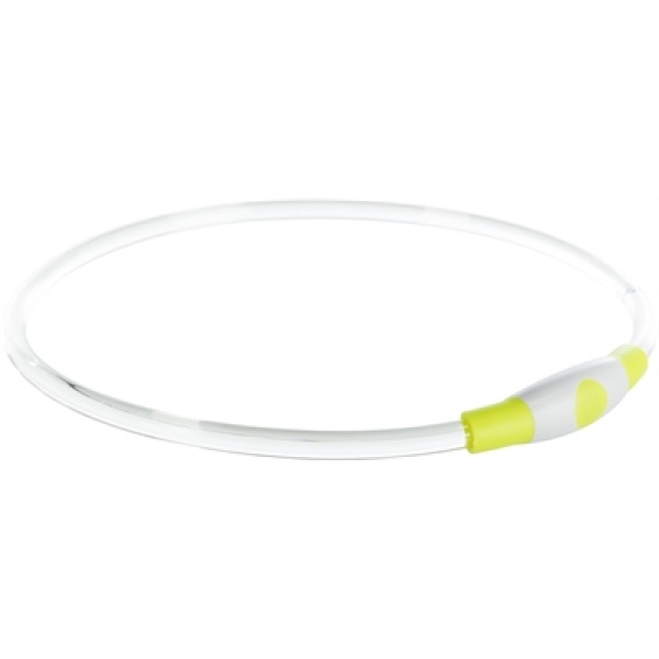 Trixie halsband usb flash light lichtgevend oplaadbaar groen