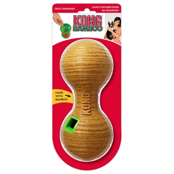 Kong bamboo feeder dumbbel voerbal