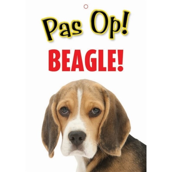 Waakbord nederlands kunststof beagle